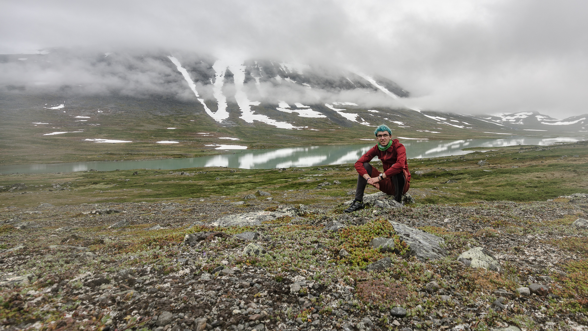 With blue hair and the latest fashion style, including long underwear under my shorts, I was clearly in my element.